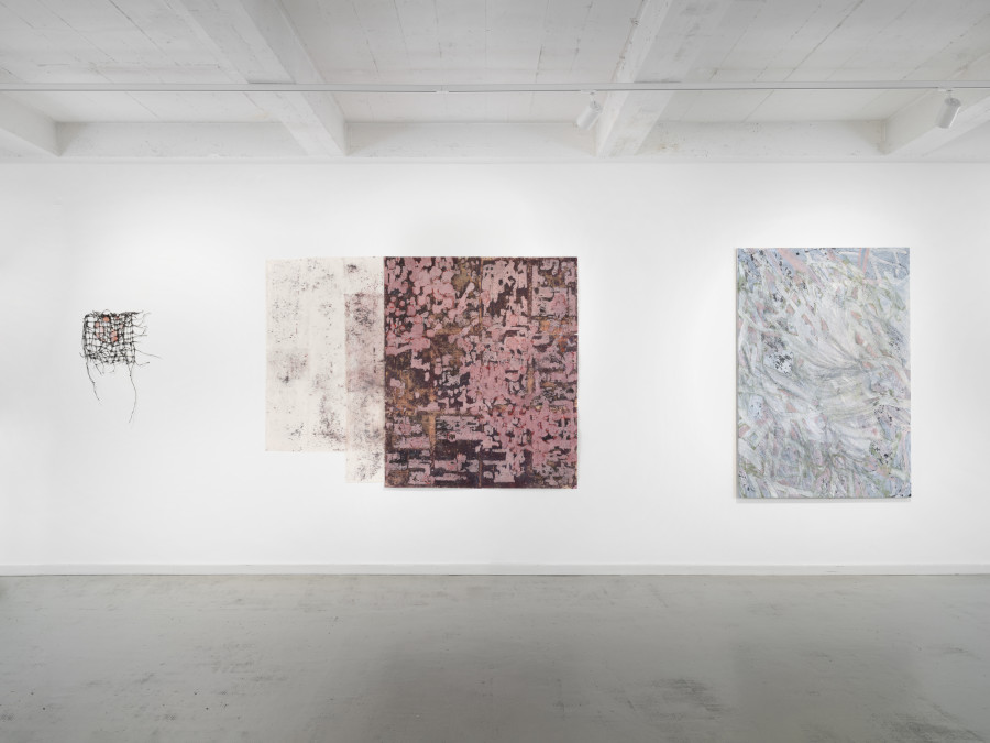 Exhibition view, Sophie Bouvier Ausländer, Climatérique, Galerie Heinzer Reszler, 2023. Photo credit: Julien Gremaud
