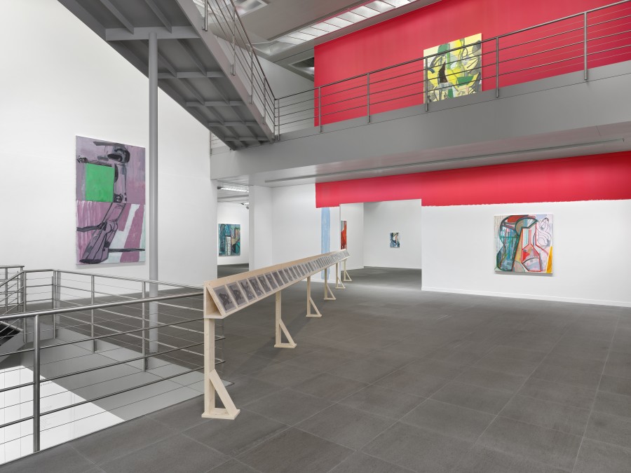 Installation view Amy Sillman. Oh, Clock!, Kunstmuseum Bern, 2024, photo: © Annik Wetter