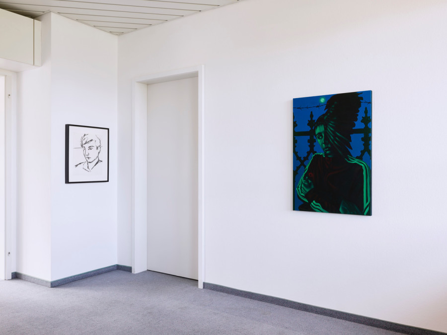 Installation view, unconcealed sensitivities, flatmarkus, 2024. Photo credit: flatmarkus & Felix Jungo