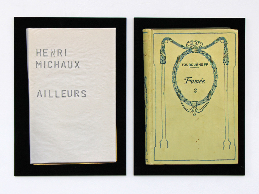 Jacqueline Mesmaeker, Bibliothèque, 2023, Print on Hahnemühle paper mounted on panel, Ed. 5/5, each 42 x 29.7 cm