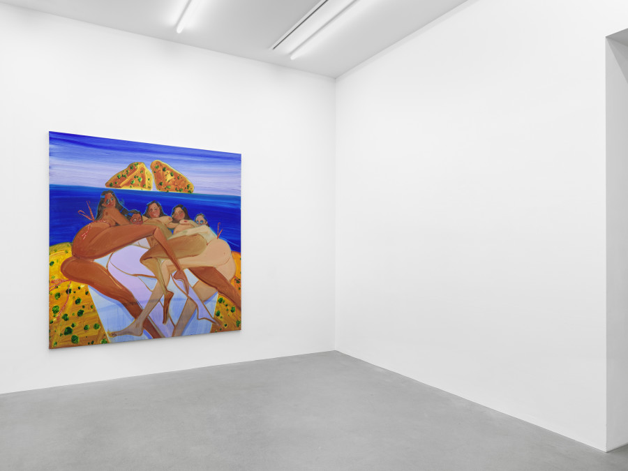 Installation view, Sofia Mitsola, Villa Venus: An Organized Dream, Galerie Eva Presenhuber, Zurich, Waldmannstrasse, 2023. © Sofia Mitsola. Courtesy the artist and Galerie Eva Presenhuber, Zurich / Vienna. Photo: Stefan Altenburger Photography, Zürich