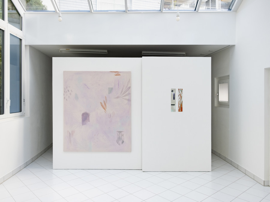 Zoé de Soumagnat, Rayon II, 10x30cm, Engraved and painted mirror, 2022 - Zoé de Soumagnat, Rayon III, 10x30cm, Engraved and painted mirror, 2022