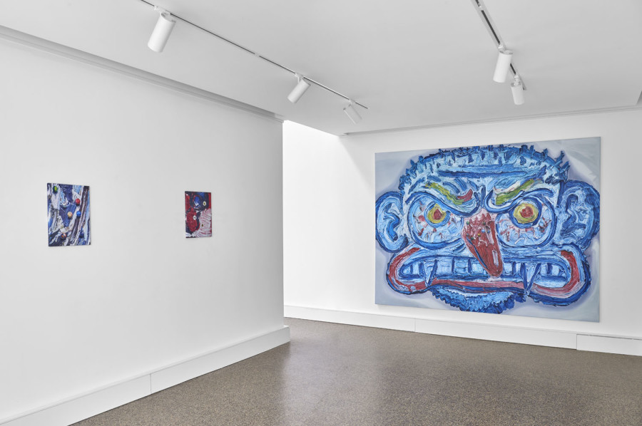 Exhibition view, Mathieu Dafflon, Facewalk / Jumprope, Wilde, 2022. Photo: by Philipp Hänger