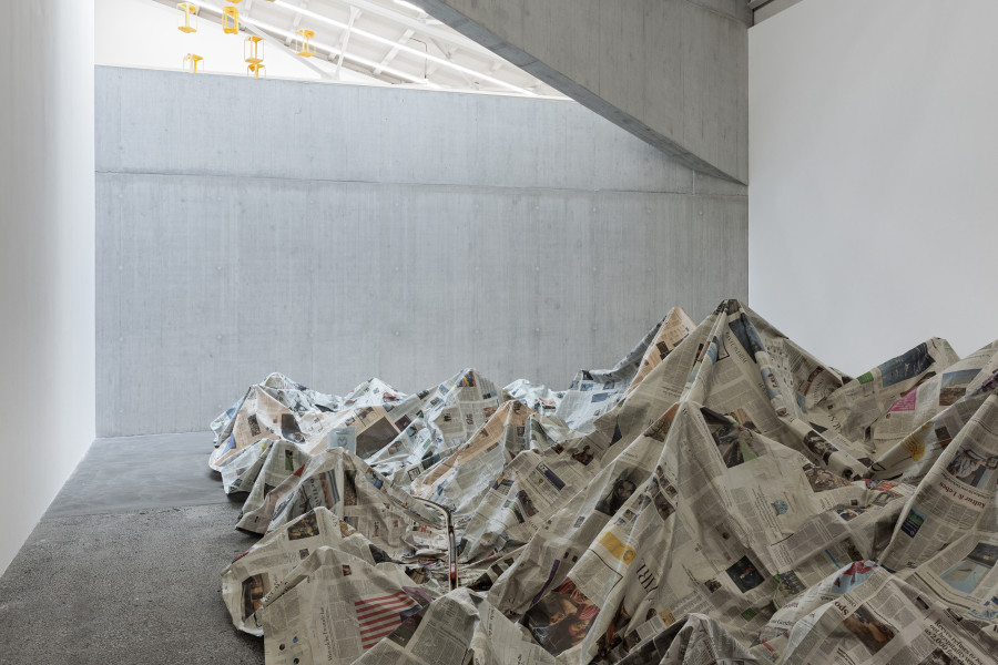 Mateo Maté, Journey to Nowhere, 2025. Courtesy of the artist. Privatsammlung. Ausstellungsansicht / Installation view Kunsthaus Baselland 2026. Foto / Photo: Gina Folly / Kunsthaus Baselland © 2026, ProLitteris Zurich