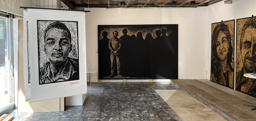 Exhibition view, Andreas Wiesmann, face of berne, Kunsthaus Steffisburg, 2024.