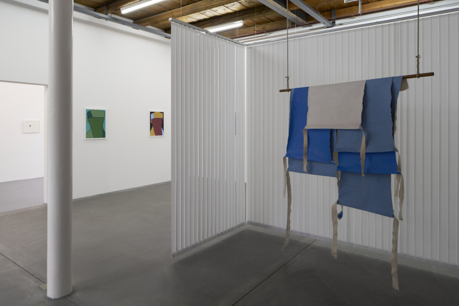 Installation view, Azize Ferizi, Spring / Summer 25 , Kunsthalle Friart Fribourg, 2025. Photo: Guillaume Python. Courtesy of the artist and Kunsthalle Friart Fribourg