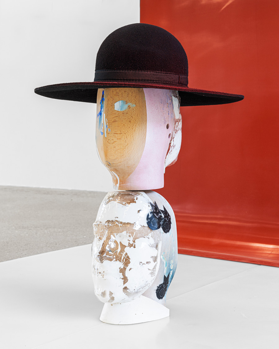 Exhibition view « Version Cue », Niels Trannois, ...A Name you can remember me by (dyslexie à escient), 2025, detail, CALM – Centre d’Art La Meute, Lausanne, Switzerland, 2025 / Photo: Théo Dufloo / Courtesy of the artist.