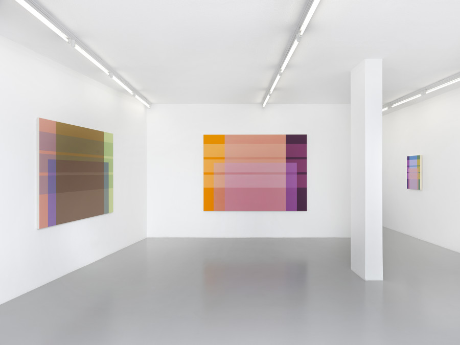 Exhibition view, Stéphane Dafflon, Tilted + Blurred, xippas, 2023. Photo credit: Annik Wetter