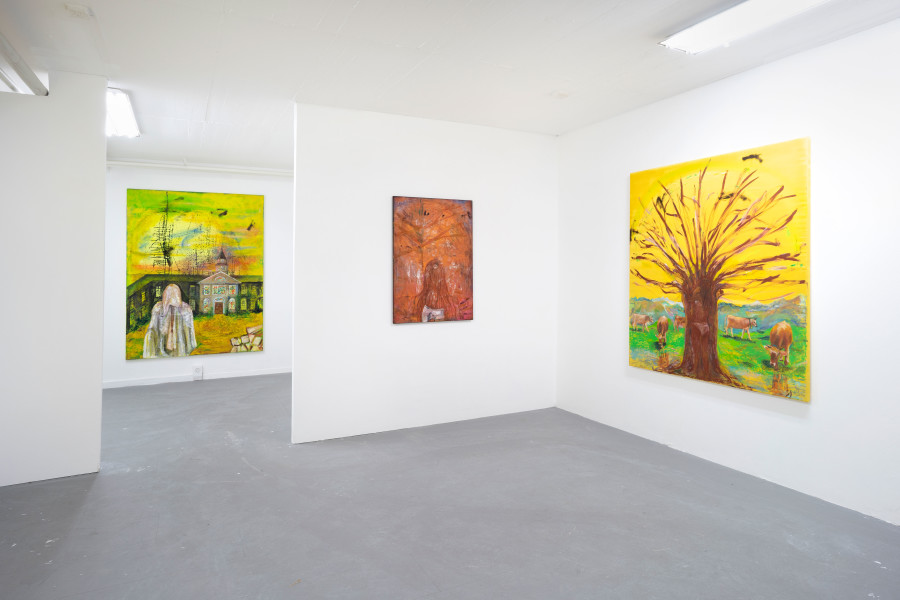 Exhibition view of Forever Home by Anne Fellner at Damien & The Love Guru, 2022, Photo: Claude Barrault