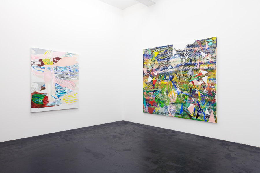 Brigitte Kowanz, Alejandra Seeber «Summer–Insert», Installation view Häusler Contemporary Zurich, 2023, photo: Mischa Scherrer