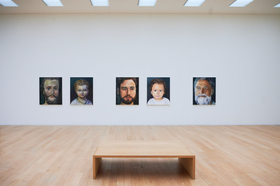 «Karin Kneffel. Head of a Woman, Face of a Child» (23.03.2024 – 01.09.2024), exhibition view, Museum Franz Gertsch, Burgdorf, Image: Florian Spring