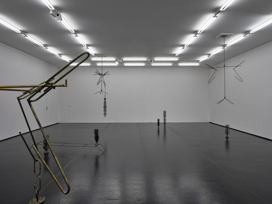 Installationsansicht New Heads: Jacopo Belloni, 13.11.2021 – 2.1.2022, Aargauer Kunsthaus, Aarau, Foto: David Aebi, Bern