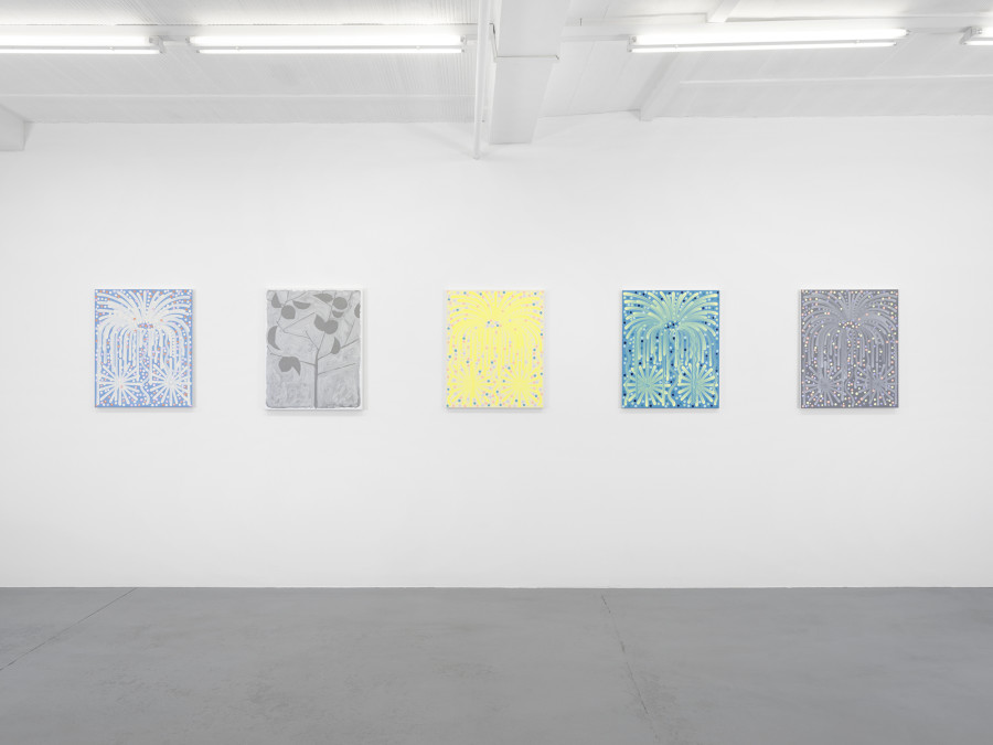 Hugo Capron: Garden Party, Exhibition view, 2023, galerie lange + pult, photo: Julien Gremaud