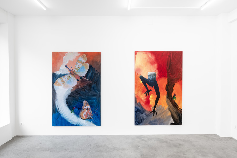 Exhibition view, Bada-Bing!, Monster Chetwynd, Galerie Gregor Staiger, Zurich, 2025. Photo: Galerie Gregor Staiger