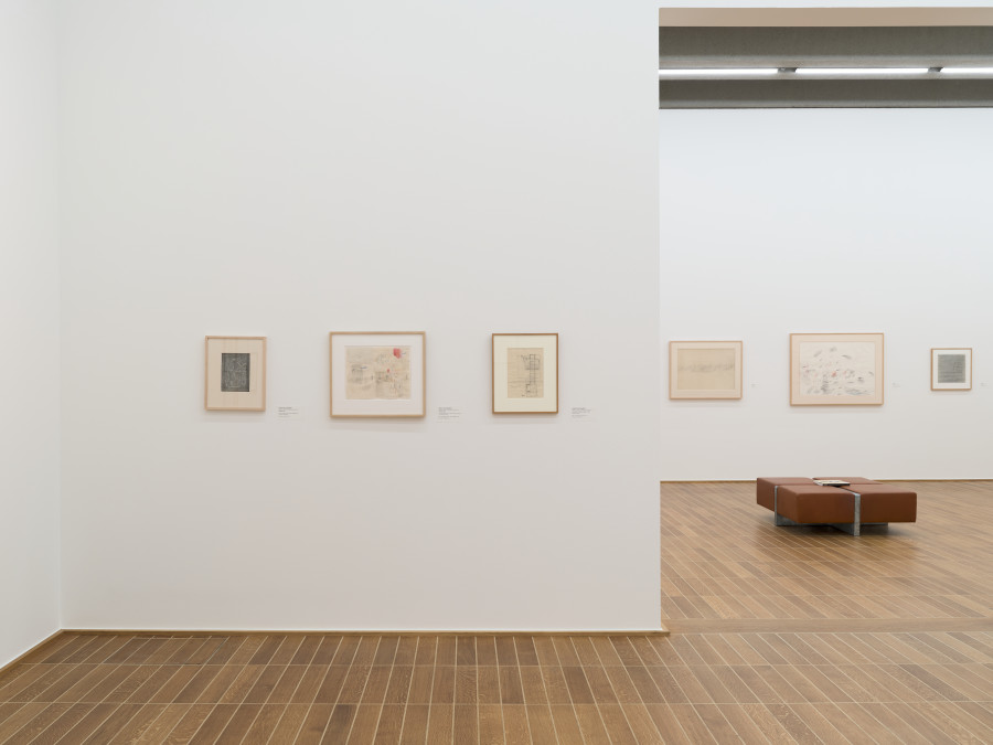 Exhibition view, Jasper Johns — The artist as collector, From Cezanne to de Kooning, Kunstmuseum Basel, 2023. Photo credit: Max Ehrengruber
