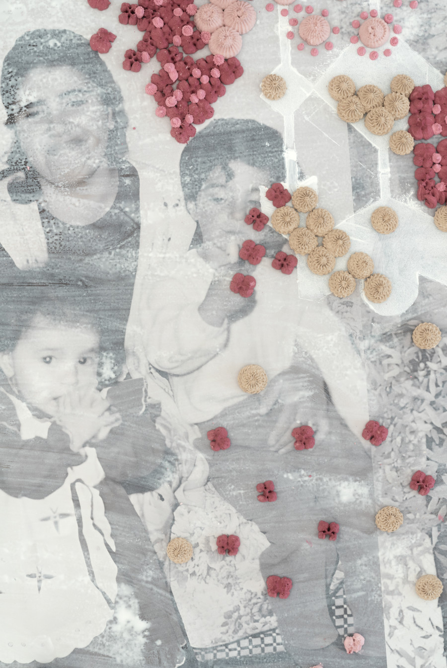 Melike Kara, «Emine`s Garden», detail view, 2023. Photo: Kunst Halle Sankt Gallen, E. Sommer. Courtesy: the artist Jan Kaps, Cologne & Peres Projects, Berlin