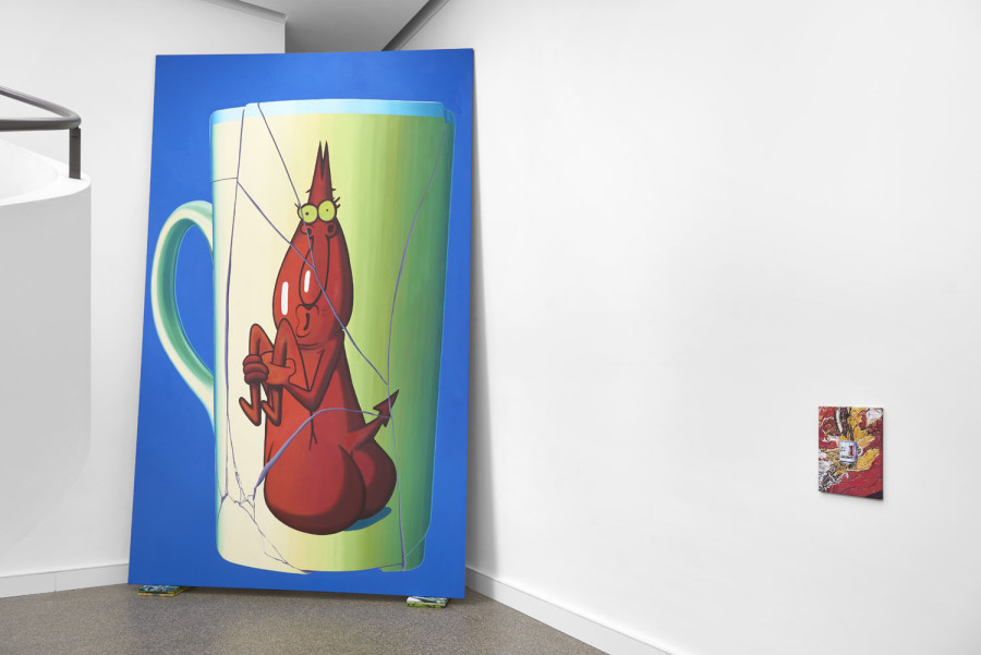 Exhibition view, Mathieu Dafflon, Facewalk / Jumprope, Wilde, 2022. Photo: by Philipp Hänger