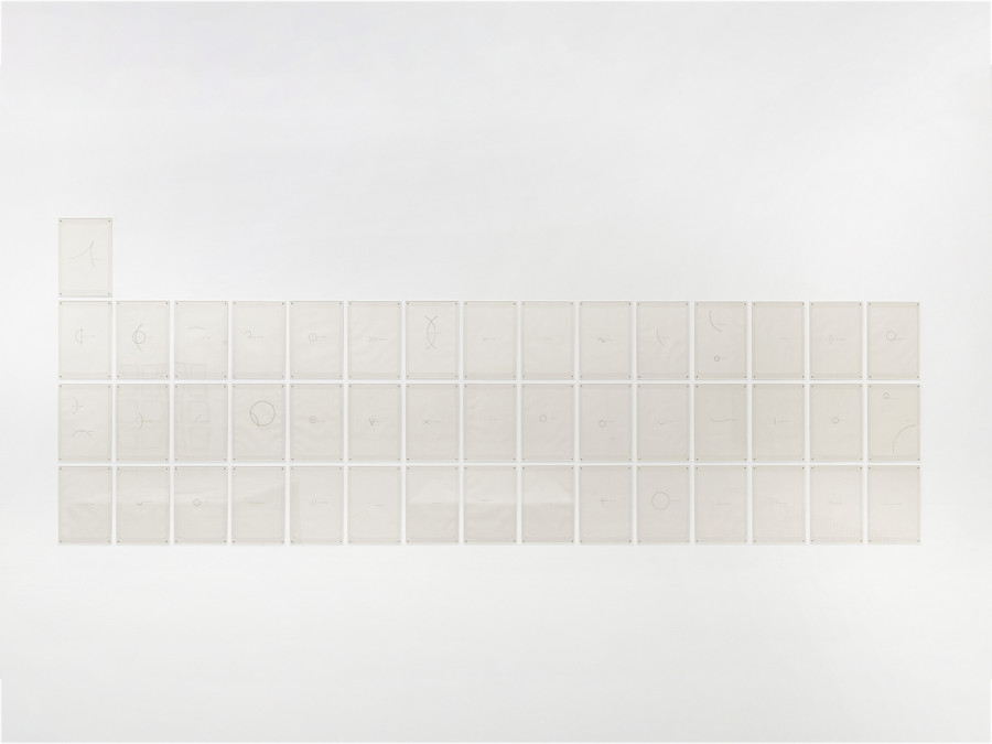 Ilse Garnier, vue d'exposition, MAMCO, 2024. Photo: Annik Wetter