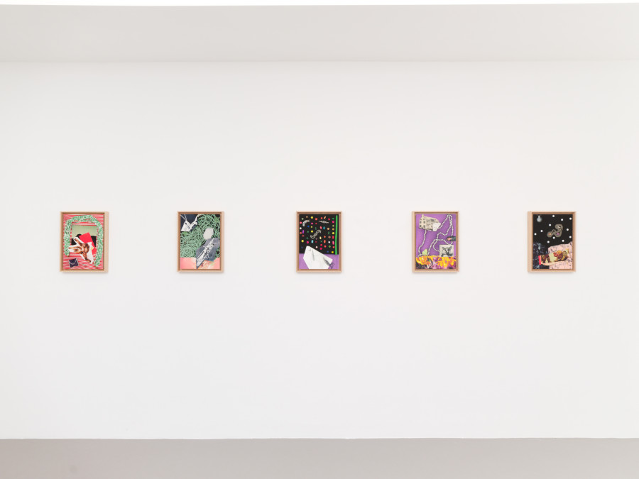 Hippolyte Hentgen, vue de l’exposition « Chambre à deux lits » à la Villa du Parc - centre d’art contemporain - Aurélien Mole, 2025