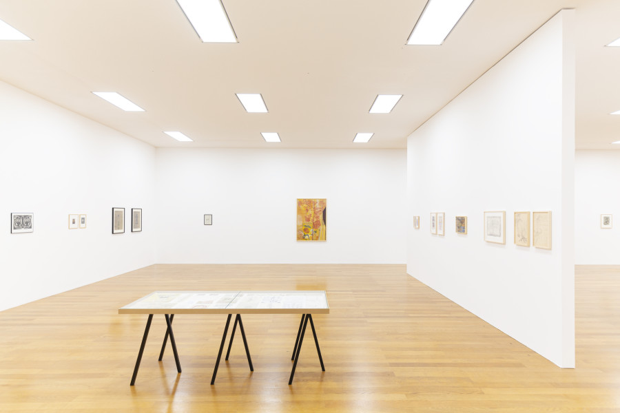 Exhibition view, Matthias Frick, Storing the Cold in Cold Countries for Hot Countries, Kunstmuseum Liechtenstein, 2022. Photo credit: Alicia Olmos Ochoa