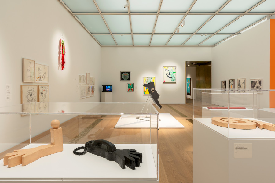 Installation view «Kiki Kogelnik. Retrospective», Kunsthaus Zürich, 2024. Photo credit: Kunsthaus Zürich, Franca Candrian