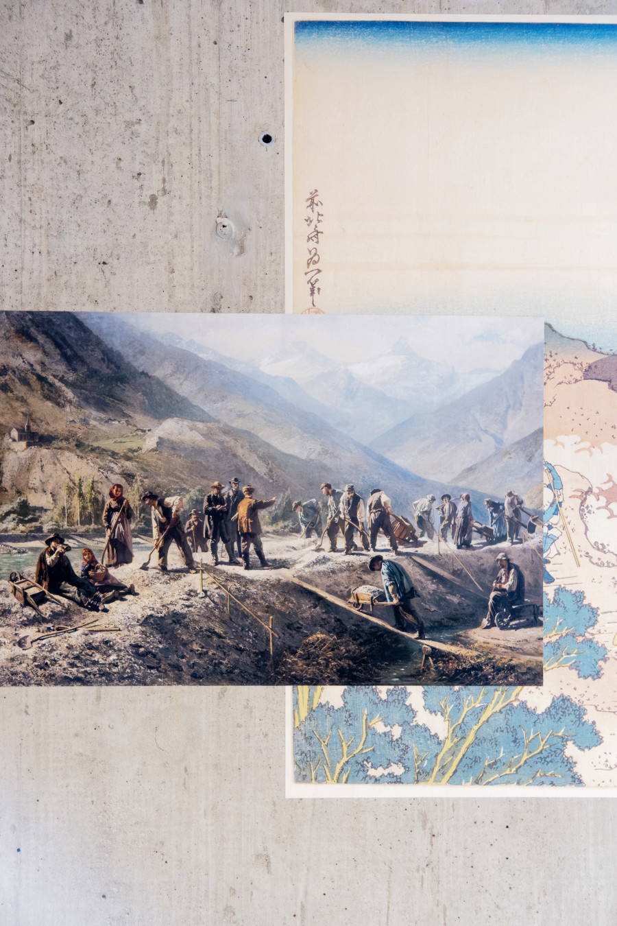 Exhibition, Willimann / Arai, Walking with the Rhone, Lemme, 2023. Photo credit: Romain Iannone, Josiane Imhasly (Lemme)
