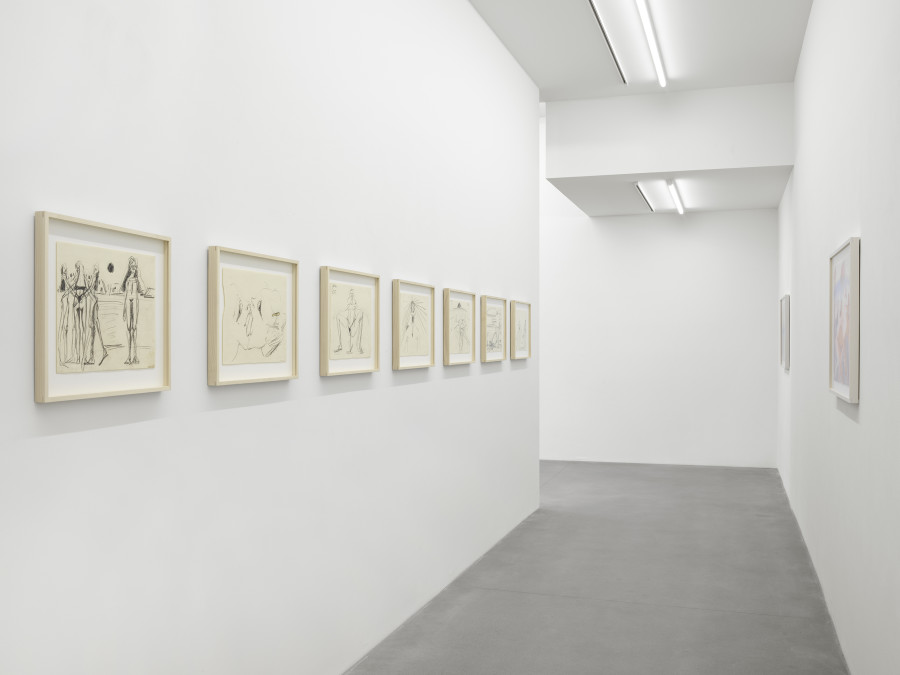 Installation view, Sofia Mitsola, Villa Venus: An Organized Dream, Galerie Eva Presenhuber, Zurich, Waldmannstrasse, 2023. © Sofia Mitsola. Courtesy the artist and Galerie Eva Presenhuber, Zurich / Vienna. Photo: Stefan Altenburger Photography, Zürich