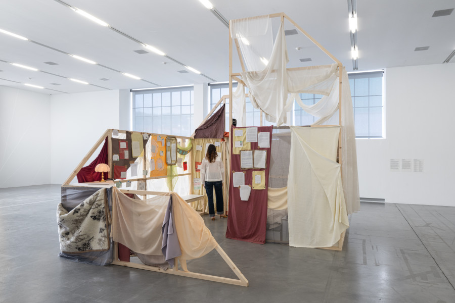 Bare Minimum Collective, An Accumulation of Care, 2025, courtesy of Bare Minimum Collective, commissioned by Migros Museum für Gegenwartskunst. Photo: Studio Stucky.