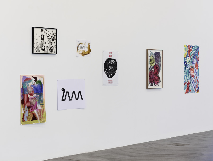 Installation view, MONOTYPES, Edition VFO at Kunsthalle Zürich, 2023. Courtesy of Edition VFO, Kunsthalle Zurich, the artist and Bernhard Strauss.