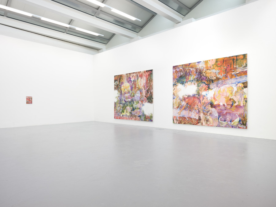 Jeanne Jacob, I just truly want to listen to you and myself genuinely, please doudou, exhibition view, 2024. CAN Centre d’art Neuchâtel, Switzerland. Photography: Sebastian Verdon. Courtesy: All images copyright and courtesy of the artist and CAN Centre d’art Neuchâtel