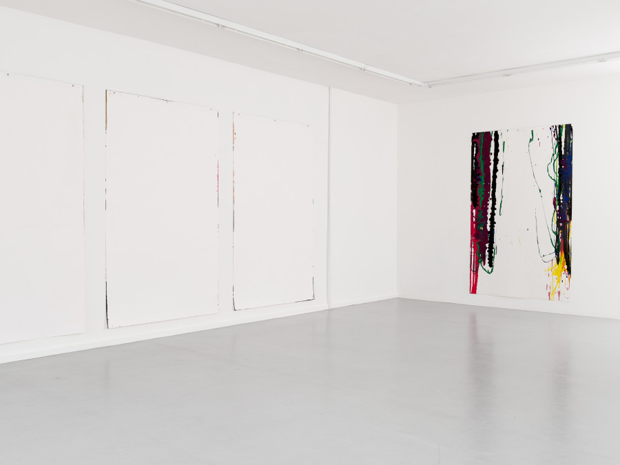 View of the exhibition John Armleder, ENCORE TROP, CEC, 2024. Exhibition from March 15 to May 3, 2024. Courtesy Centre d’édition contemporaine, Geneva. Photo : © Sandra Pointet