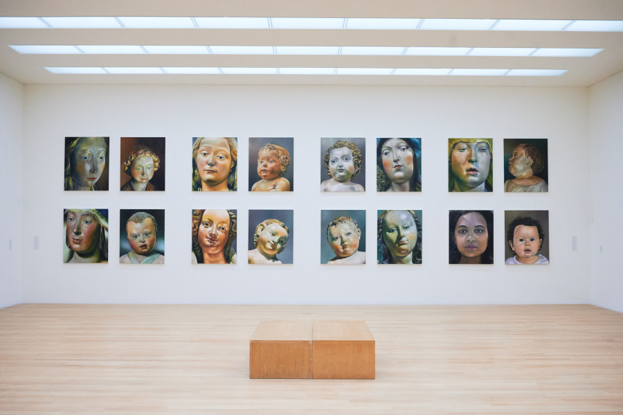 «Karin Kneffel. Head of a Woman, Face of a Child» (23.03.2024 – 01.09.2024), exhibition view, Museum Franz Gertsch, Burgdorf, Image: Florian Spring