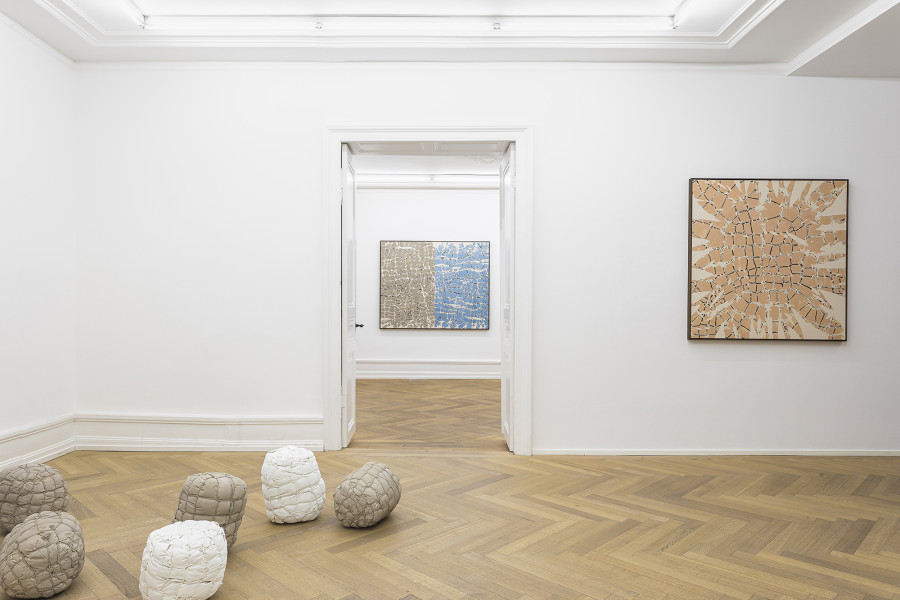 Exhibition view, Maia Ruth Lee "Nearing" at Mai 36 Galerie, Zürich, 2025. Photo credit: Peter Baracchi