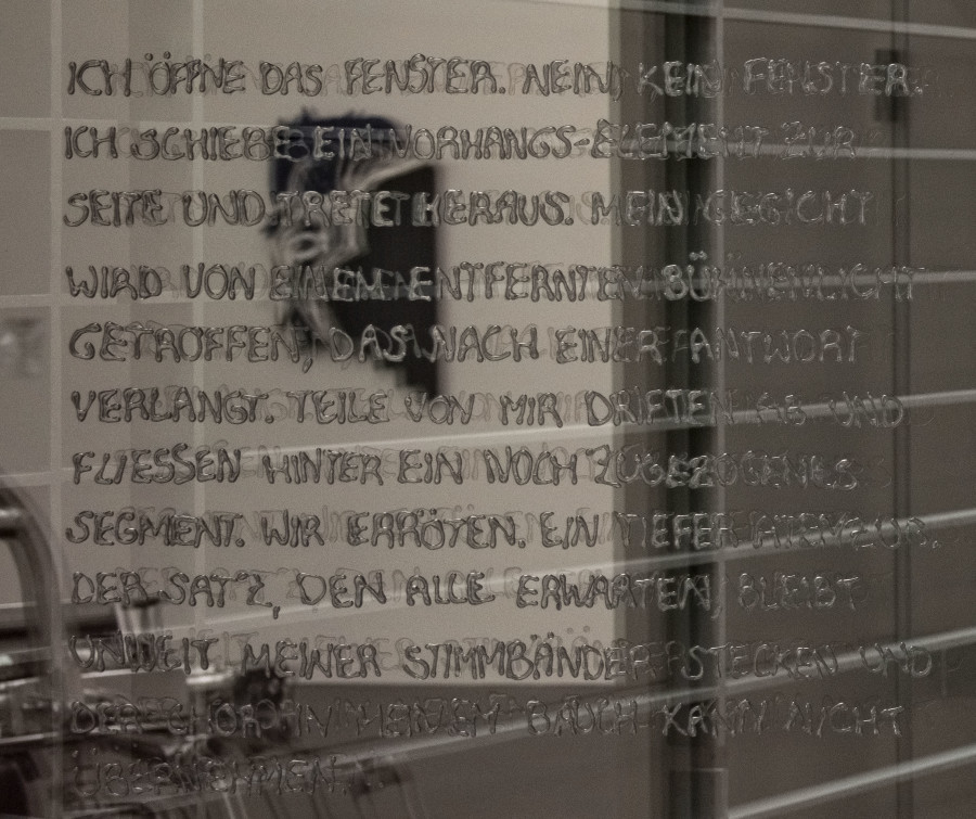 Exhibition view, Solo Martian M. Mächler mit Esther Vorwerk & André Veigas P., Kunstmuseum Luzern, 2023-2024. Photo: Marc Latzel