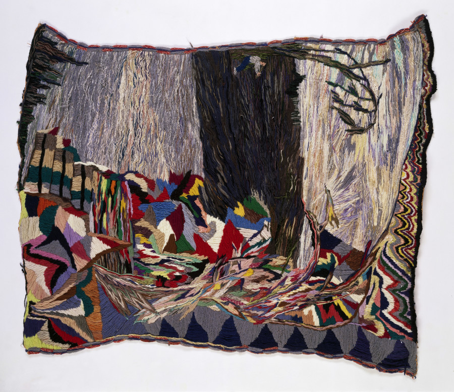 Giovanni Battista Podestà, Il re, s.d, tableau-relief décoré et coloré, 51 x 30 cm photo : AN – Collection de l’Art Brut, Lausanne