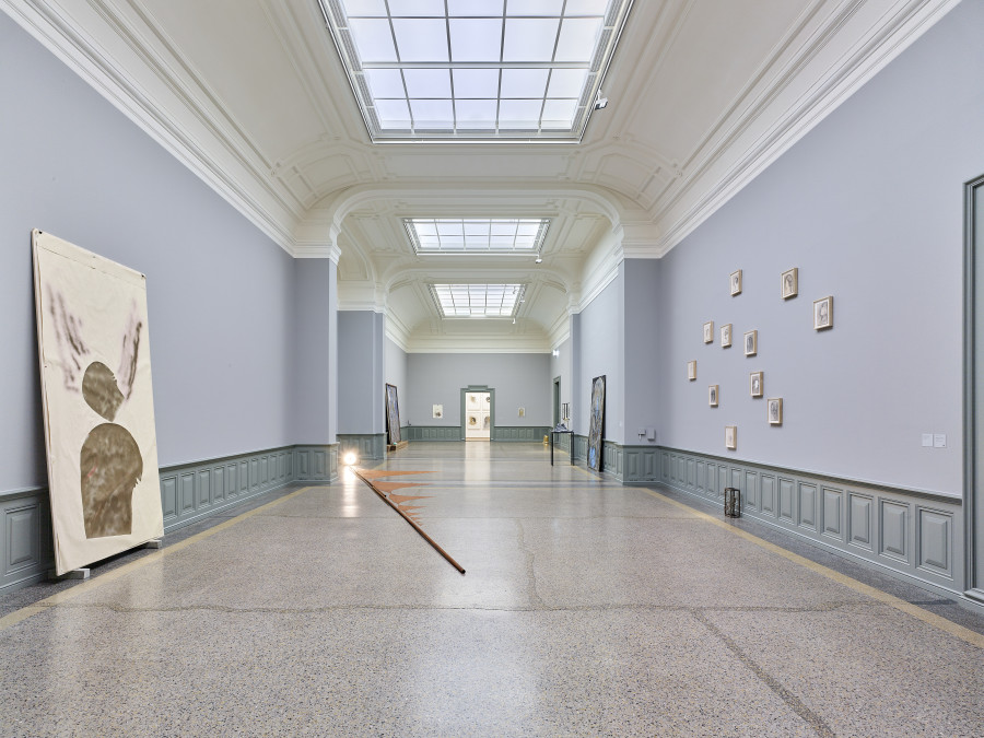 Installation view ‘Marisa Merz. Ascoltare lo spazio / Listen to the Space’, Kunstmuseum Bern, 2025, photo: Rolf Siegenthaler, © Kunstmuseum Bern