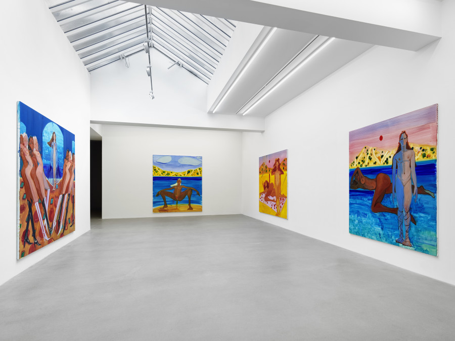 Installation view, Sofia Mitsola, Villa Venus: An Organized Dream, Galerie Eva Presenhuber, Zurich, Waldmannstrasse, 2023. © Sofia Mitsola. Courtesy the artist and Galerie Eva Presenhuber, Zurich / Vienna. Photo: Stefan Altenburger Photography, Zürich