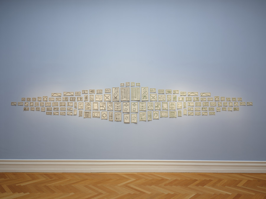 Edgar Calel, exhibition views, Kunsthalle Bern, 2026. Photo: David Aebi.