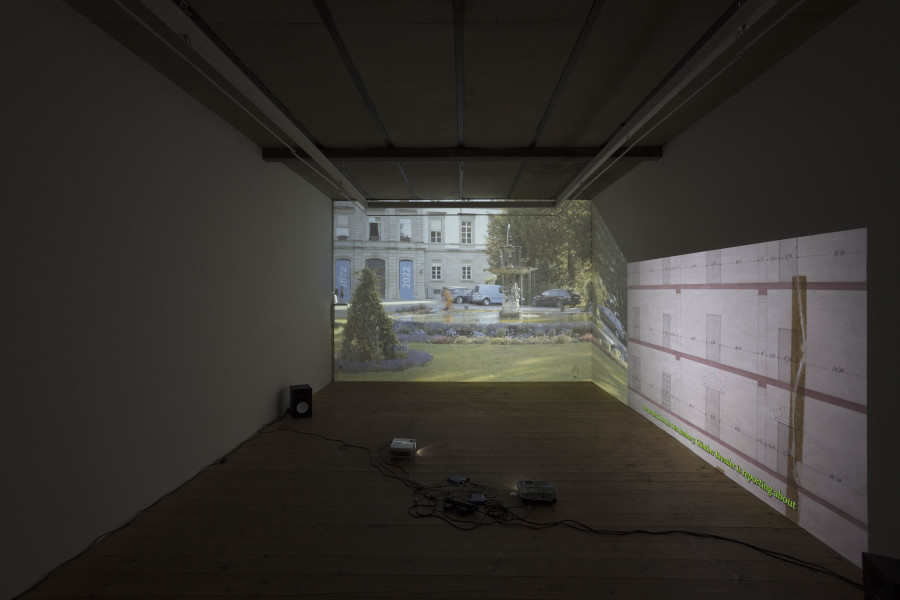 Exhibition view, Lea Schaffner – Aus dem Kopf /From the Head (By Heart), sic! Elephanthouse, 2022. Photo credit: Andri Stadler