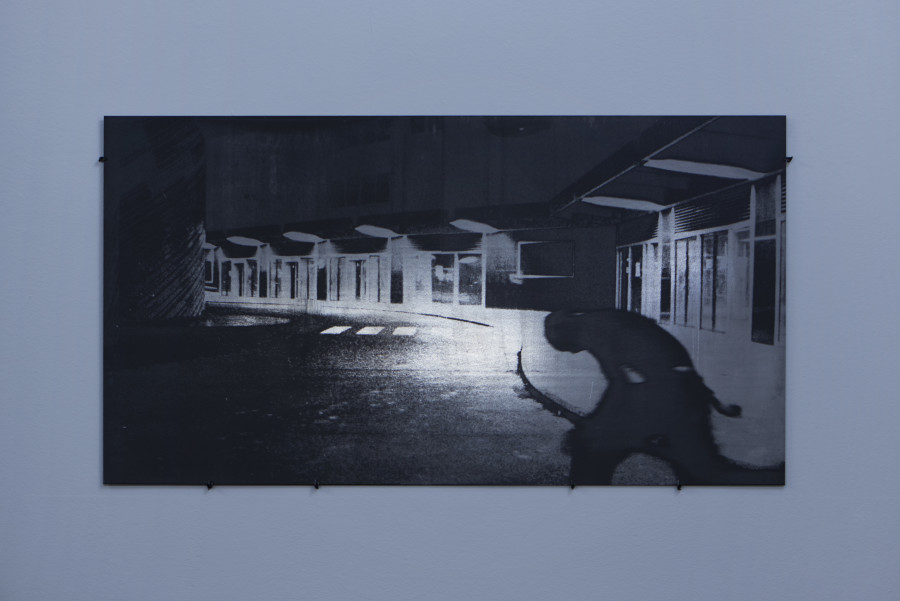 Valentin Noujaïm, Ghost Still – Dancer, 2025, installation view, in: Valentin Noujaïm, PANTHEON, Kunsthalle Basel, 2025, photo: Philipp Hänger / Kunsthalle Basel