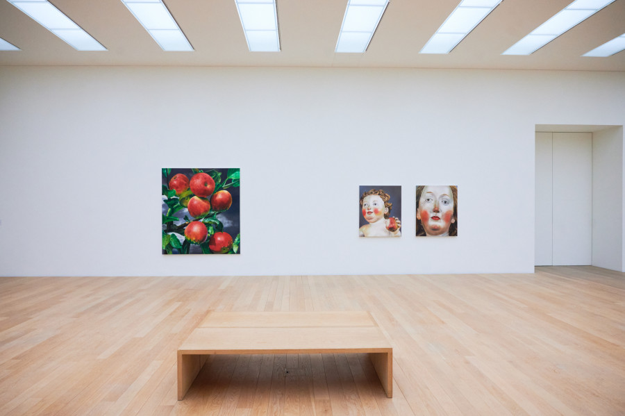 «Karin Kneffel. Head of a Woman, Face of a Child» (23.03.2024 – 01.09.2024), exhibition view, Museum Franz Gertsch, Burgdorf, Image: Florian Spring