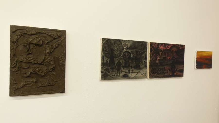 Beni Bischof: Big Painting, Installation view, 2023, Galerie Nicola von Senger.