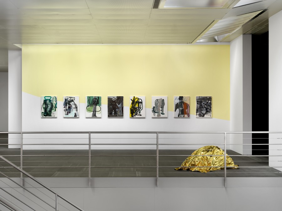 Installation view ‘Collection intervention by Amy Sillman’, Kunstmuseum Bern, 2025, photo: © Annik Wetter