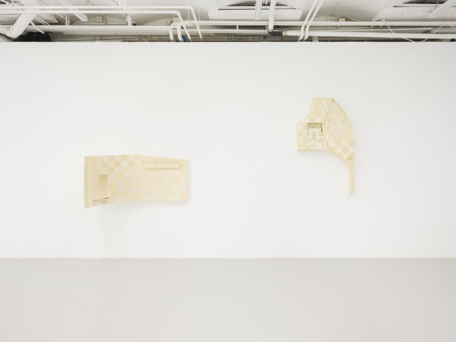 Anna Christen, Folded Secrets, Staged Desire, 2025, Plattform25, CAN Centre d’art Neuchâtel. Photo credit: Sebastian Verdon. Courtesy: All images courtesy of the artists and CAN Centre d’art Neuchâtel