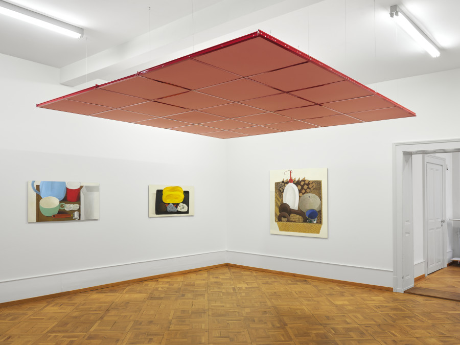 Nathalie du Pasquier, Olivier Mosset, 1+1=3, Ausstellungsansicht / vue d’exposition / exhibition view Kunsthaus Biel Centre d’art Bienne 2024, Fotos / photos: Thomas Annaheim Lampert. Courtesy the artists and Appalazzogallery, Brescia (IT); Frac-Artothèque Nouvelle-Aquitaine, Limoges (FR); Galerie Andrea Caratsch, St. Moritz (CH); Collection Fonds d’art contemporain, Genève (CH); Galerie Lange + Pult (CH); Atelier & Galerie Raynald Métraux, Lausanne (CH)