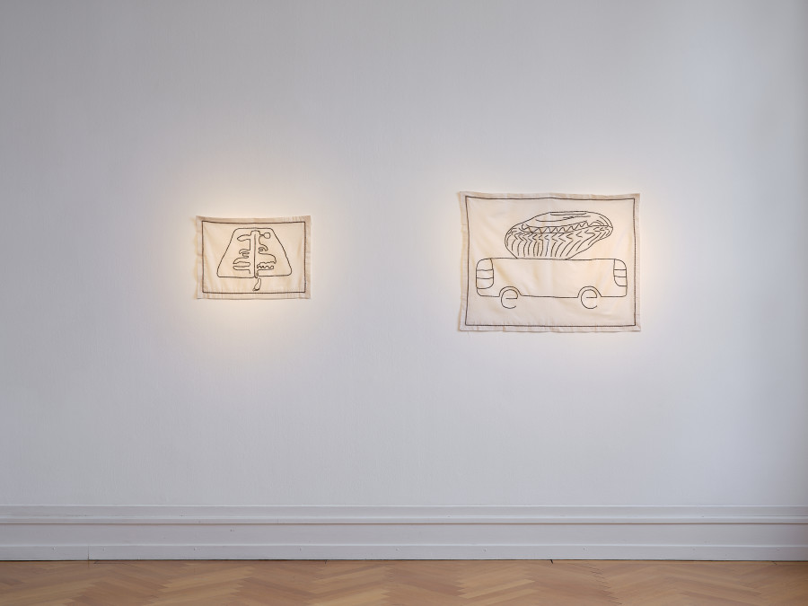 Edgar Calel, exhibition views, Kunsthalle Bern, 2026. Photo: David Aebi.