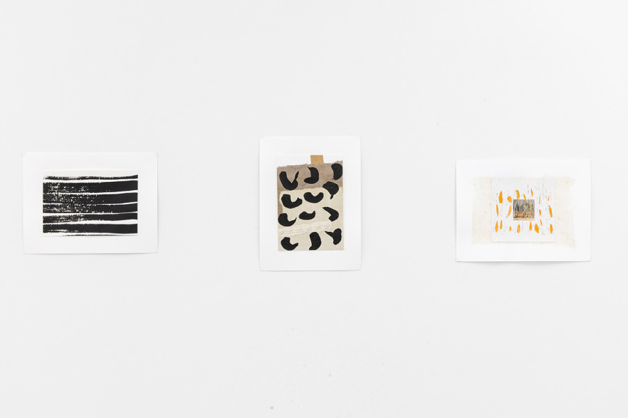 Exhibition’s view « Sur un fil », Andrée Cauderay Vuilleumier, CALM – Centre d’Art La Meute, Lausanne, Switzerland, 2026 / Photo: Théo Dufloo / Courtesy of the artist.