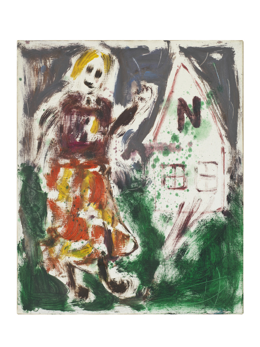 André Butzer, Untitled, 2007, oil on canvas, 60x50cm. Image courtesy and copyright Livie Fine Art