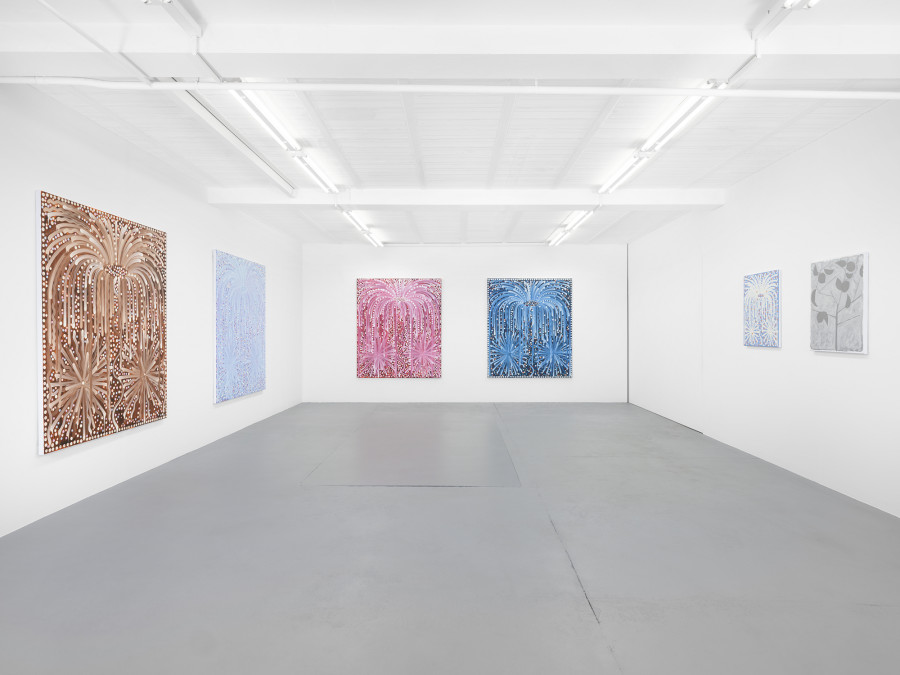 Hugo Capron: Garden Party, Exhibition view, 2023, galerie lange + pult, photo: Julien Gremaud