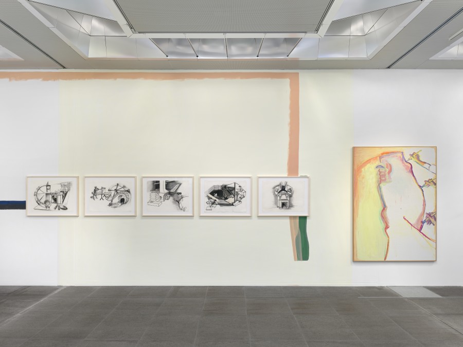 Installation view ‘Collection intervention by Amy Sillman’, Kunstmuseum Bern, 2025, photo: © Annik Wetter